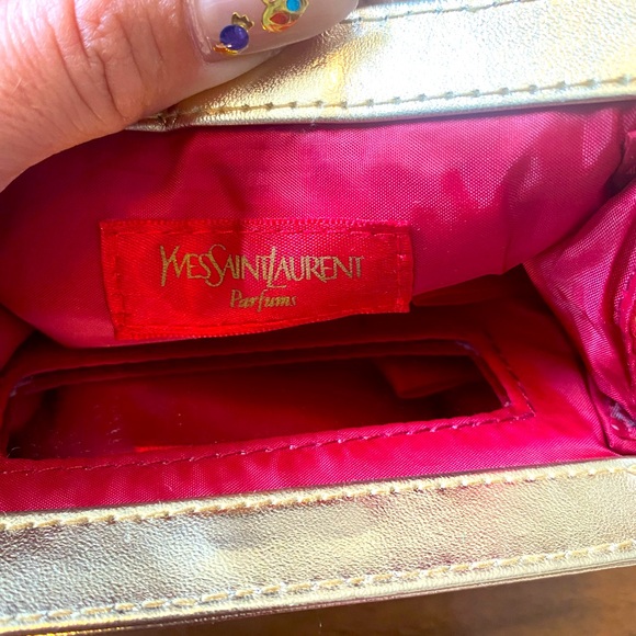 YSL mini pochette, magnetic close with mirror inside - Picture 3 of 6